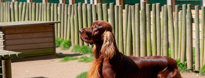 Irish Red Setter aus dem Tierheim