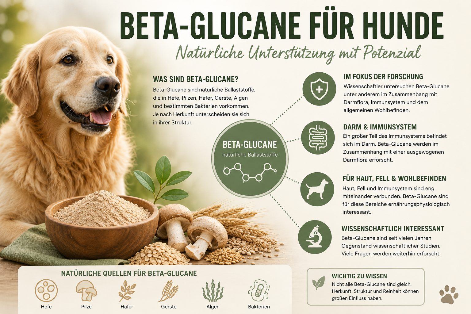 BetaGlucane Hunde